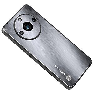 Θήκη Realme 11 Pro 5G / 11 Pro+ 5G Mad Mask Ultra Thin Aluminum Premium Πλάτη από σκληρό πλαστικό ασημί