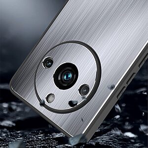 Θήκη Realme 11 Pro 5G / 11 Pro+ 5G Mad Mask Ultra Thin Aluminum Premium Πλάτη από σκληρό πλαστικό μαύρο - Image 3