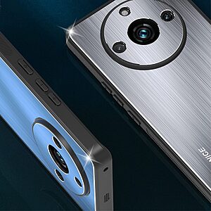 Θήκη Realme 11 Pro 5G / 11 Pro+ 5G Mad Mask Ultra Thin Aluminum Premium Πλάτη από σκληρό πλαστικό μαύρο - Image 4