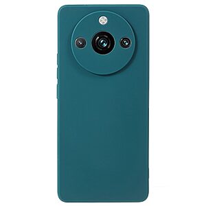 Θήκη Realme 11 Pro 5G / 11 Pro+ 5G OEM Ultra Thin Rubberized Premium Πλάτη TPU με εσωτερική επένδυση πράσινο