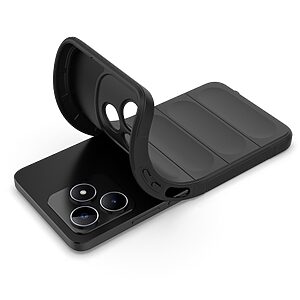 Θήκη Realme C53 Mad Mask Rugged Armor από σκληρό Premium TPU λευκό - Image 3