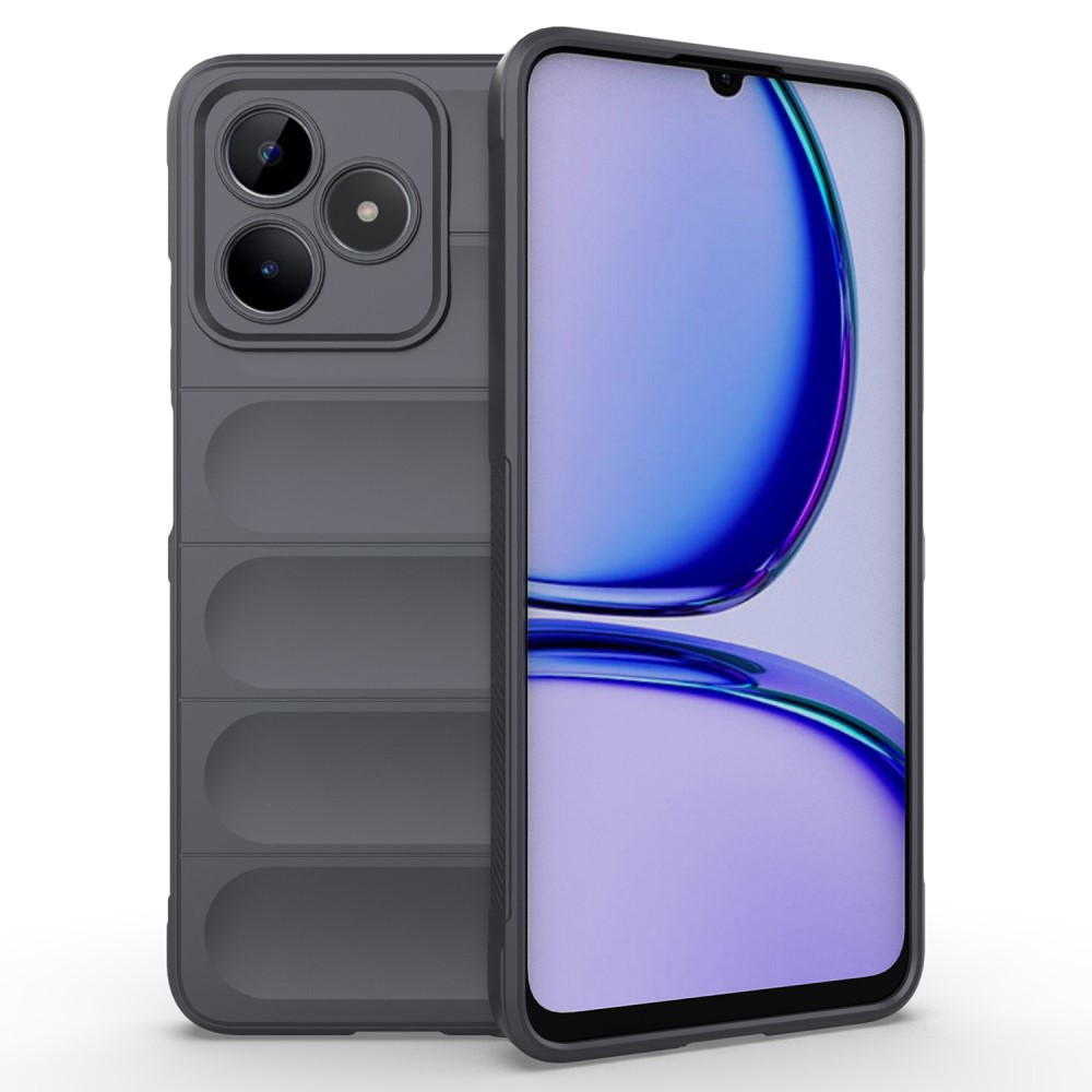 Θήκη Realme C53 Mad Mask Rugged Armor από σκληρό Premium TPU σκούρο γκρι Θήκη Realme C53 Mad Mask Rugged Armor από σκληρό Premium TPU σκούρο γκρι