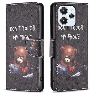 Θήκη Xiaomi Redmi 12 OEM Angry bear with chainsaw με βάση στήριξης