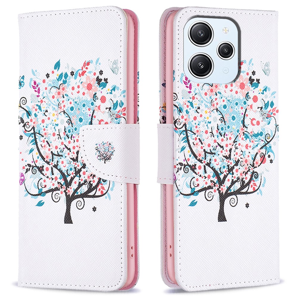 Θήκη Xiaomi Redmi 12 OEM Flowered Tree με βάση στήριξης Θήκη Xiaomi Redmi 12 OEM Flowered Tree με βάση στήριξης