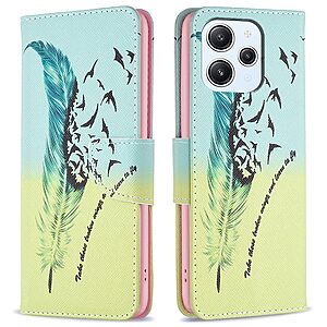 Θήκη Xiaomi Redmi 12 OEM Feather & Birds με βάση στήριξης