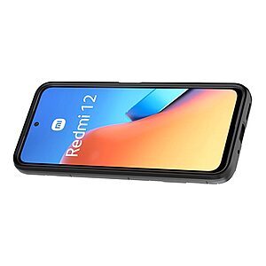 Θήκη Xiaomi Redmi 12 Mad Mask Πλάτη Thin Armor με Μαγνητικό δαχτυλίδι και Βάση στήριξης TPU μαύρο - Image 3