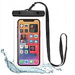 Tech-Protect UWC7 Universal Αδιάβροχη Θήκη Κινητού IPX8 (20m) για Συσκευές έως 6.9'' - Μαύρο