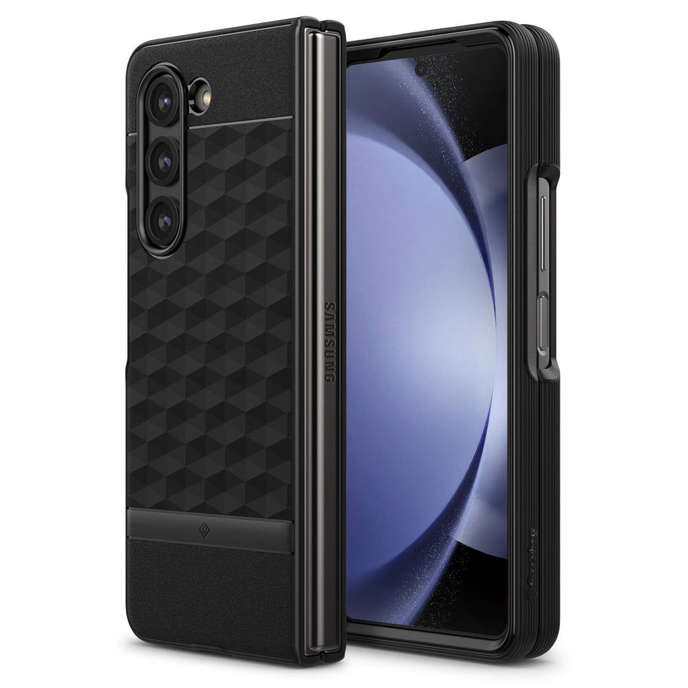 Caseology Parallax by Spigen® Θήκη Σιλικόνης για Samsung Galaxy Z Fold5 5G: Προστασία Κάμερας με Πιστοποίηση Αντοχής MIL-STD 810G-516.6 - Matte Black Caseology Parallax by Spigen® Θήκη Σιλικόνης για Samsung Galaxy Z Fold5 5G: Προστασία Κάμερας με Πιστοποίηση Αντοχής MIL-STD 810G-516.6 - Matte Black