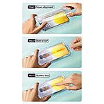 Baseus Sapphire Υψηλής Ποιότητας Προστατευτικό γυαλί Tempered Glass για iPhone 15 Pro Πλήρης Κάλυψη - Ενισχυμένες Άκρες & Εργαλείο Εγκατάστασης - Image 5