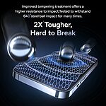 Baseus Sapphire Anti Spy Προστατευτικό γυαλί Tempered Glass για iPhone 15 Pro Max Πλήρης Κάλυψη - Υψηλή Ανθεκτικότητα, 28° Γωνία Θέασης & Άμεση Απόκριση Αφής - Image 4