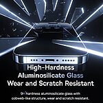 Baseus Sapphire Anti Spy Προστατευτικό γυαλί Tempered Glass για iPhone 15 Pro Max Πλήρης Κάλυψη - Υψηλή Ανθεκτικότητα, 28° Γωνία Θέασης & Άμεση Απόκριση Αφής - Image 5