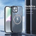 Θήκη iPhone 15 DUX DUCIS Aimo Series συμβατό με Magsafe φορτιστή - Ανθεκτική στις Πτώσεις μαύρο - Image 3