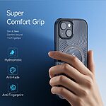 Θήκη iPhone 15 DUX DUCIS Aimo Series συμβατό με Magsafe φορτιστή - Ανθεκτική στις Πτώσεις μαύρο - Image 5