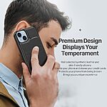 Θήκη iPhone 15 DUX DUCIS Rafi Series πλάτη από Premium TPU μαύρο - Image 4