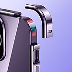 Θήκη iPhone 15 Mad Mask μεταλλική με εσωτερικό μαγνήτη V2 και ανθεκτικό Tempered Glass 360° διπλής όψης με Camera Protection Lips μαύρο - Image 4