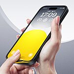 Θήκη iPhone 15 Pro Baseus CyberLoop Series Silicone Sockproof συμβατό με Magsafe φορτιστή και Kickstand βάση στήριξης Πλάτη TPU μαύρο - Image 4