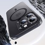 Θήκη iPhone 15 Pro BENKS Magnetic Series v3 Hybrid συμβατό με Magsafe φορτιστή Transparent Πλάτη TPU μαύρο - Image 4