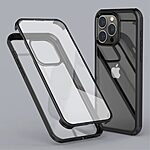 Θήκη iPhone 15 Pro Mad Mask Θήκη 360° διπλής όψης με εύκολη εφαρμογή και Premium Tempered Glass διπλής όψης μαύρο - Image 2