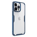 Θήκη iPhone 15 Pro Max NiLLkin Nature Pro Series Silicone Sockproof Transparent Πλάτη TPU μπλε - Image 4