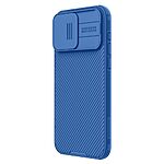Θήκη iPhone 15 Pro NiLLkin Camshield Pro Series Πλάτη με προστασία για την κάμερα από σκλήρό Premium TPU μπλε - Image 2