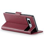 Θήκη Google Pixel 7A CaseMe 023 Series Πορτοφόλι με βάση στήριξης, υποδοχές καρτών και μαγνητικό κούμπωμα από συνθετικό δέρμα και TPU κόκκινο - Image 3