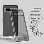 Θήκη Google Pixel 7A IMAK UX-5 Series Soft TPU πλάτη διάφανη μαύρο - Image 2