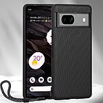Θήκη Google Pixel 7A VILI TC Series με σχέδιο carbon fiber ενισχυμένες γωνίες από Premium ανθεκτικό TPU μαύρο - Image 2