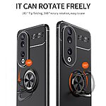 Θήκη Honor 90 OEM Magnetic Ring Kickstand / Μαγνητικό δαχτυλίδι / Βάση στήριξης TPU μαύρο - Image 2