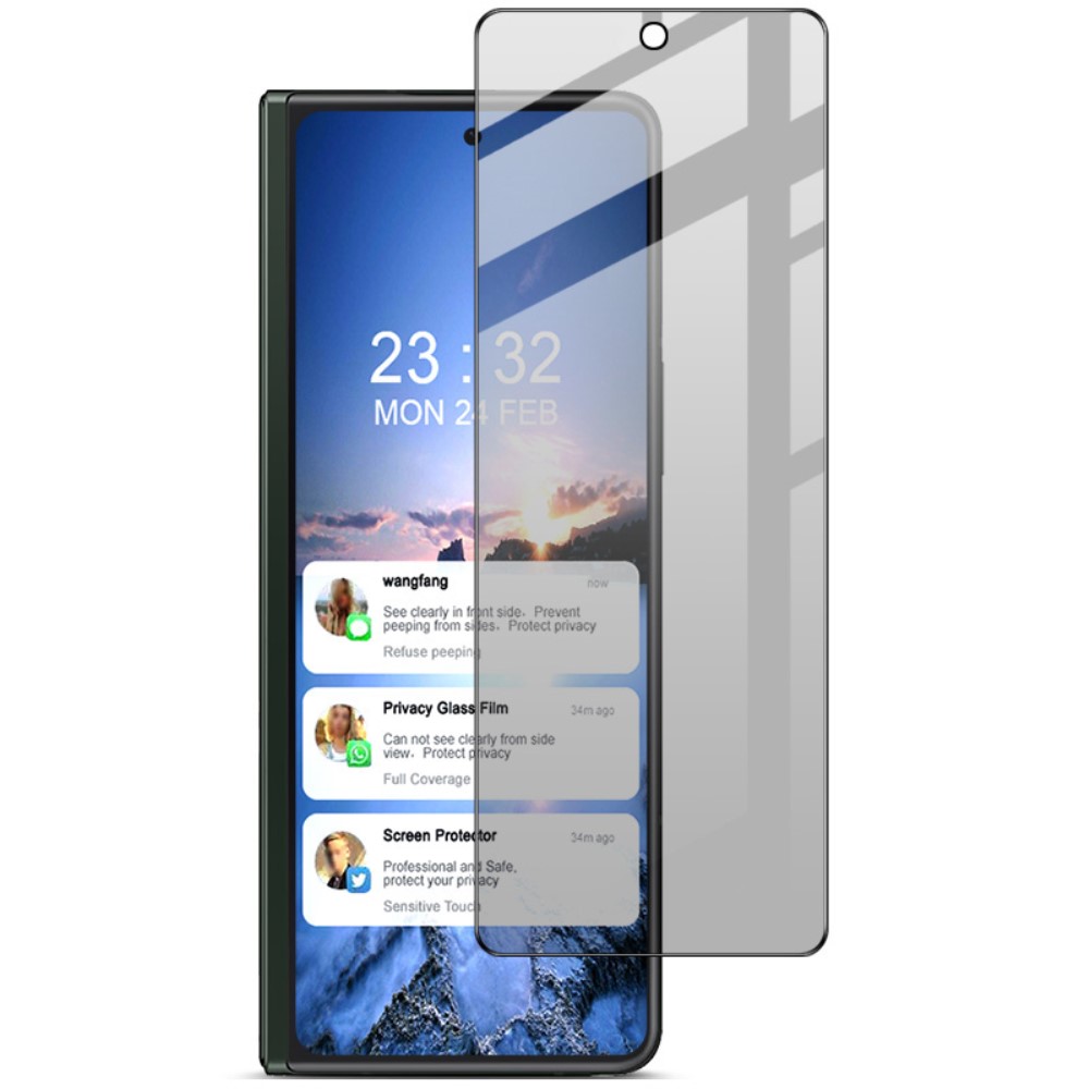 Αντιχαρακτικό γυαλί IMAK Anti Spy για Samsung Galaxy Z Fold5 5G πλήρους κάλυψης Full Coverage Tempered Glass 9H Αντιχαρακτικό γυαλί IMAK Anti Spy για Samsung Galaxy Z Fold5 5G πλήρους κάλυψης Full Coverage Tempered Glass 9H