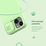 Θήκη iPhone 15 Plus NiLLkin Camshield Liquid Series Πλάτη με προστασία για την κάμερα από σκλήρό Premium TPU μπλε - Image 5