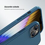 Θήκη iPhone 15 Plus NiLLkin Super Frosted Shield Pro MagSafe Series Πλάτη από Premium σκληρό TPU μπλε - Image 4