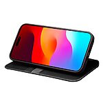 Θήκη iPhone 15 Plus QIALINO book v2 από Premium αυθεντικό δέρμα Genuine Cowhide μαύρο - Image 2