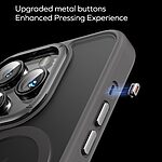 Θήκη iPhone 15 Pro MOMAX Matte Magnetic Series συμβατό με MagSafe φορτιστή, Πλάτη αντικραδασμική από Premium TPU μπλε - Image 5