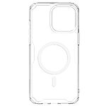 Θήκη iPhone 15 Pro NiLLkin Nature Magnetic Series Silicone Sockproof συμβατό με MagSafe φορτιστή Transparent Πλάτη TPU - Image 4