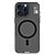 Θήκη iPhone 15 Pro YOUNGKIT Magnetic Series Matte Hybrid συμβατό με MagSafe φορτιστή Transparent Πλάτη TPU γκρι