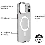 Θήκη iPhone 15 YOUNGKIT Magnetic Series Matte Hybrid συμβατό με MagSafe φορτιστή Transparent Πλάτη TPU - Image 3