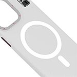 Θήκη iPhone 15 YOUNGKIT Magnetic Series Matte Hybrid συμβατό με MagSafe φορτιστή Transparent Πλάτη TPU - Image 4