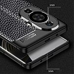 Θήκη Huawei Nova 11 Pro Mad Mask Focus Litchi Skin Series πλάτη TPU μαύρο - Image 5