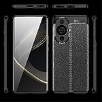 Θήκη Huawei Nova 11 Pro Mad Mask Focus Litchi Skin Series πλάτη TPU μπλε - Image 3