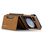 Θήκη Samsung Galaxy Z Flip5 5G DG.MING M1 Series Αποσπώμενο Πορτοφόλι με βάση στήριξης, υποδοχές καρτών και χρημάτων με μαγνητικό κούμπωμα από συνθετικό δέρμα και TPU καφέ - Image 3