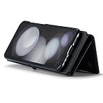 Θήκη Samsung Galaxy Z Flip5 5G DG.MING M1 Series Αποσπώμενο Πορτοφόλι με βάση στήριξης, υποδοχές καρτών και χρημάτων με μαγνητικό κούμπωμα από συνθετικό δέρμα και TPU μαύρο - Image 4