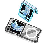 Θήκη Samsung Galaxy Z Flip5 5G GKK Full Premium Protection συμβατή με ασύρματη φόρτιση MagSafe από σκληρό TPU μαύρο - Image 3