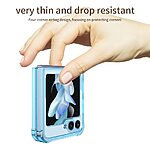 Θήκη Samsung Galaxy Z Flip5 5G GKK Full Premium Protection συμβατή με ασύρματη φόρτιση MagSafe από σκληρό TPU μαύρο - Image 5