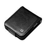 Θήκη Samsung Galaxy Z Flip5 5G QIALINO book v3 με μαγνητικό κούμπωμα από Premium αυθεντικό δέρμα Genuine Cowhide μαύρο - Image 4