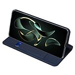 Θήκη Xiaomi 13T 5G / 13T Pro 5G DUX DUCIS Skin Pro Series με βάση στήριξης, υποδοχή καρτών και μαγνητικό κούμπωμα Flip Wallet από συνθετικό δέρμα και TPU μπλε - Image 3