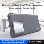 Θήκη Xiaomi 13T 5G / 13T Pro 5G IMAK Airbag Matte Series με ενισχυμένες γωνίες από Premium ανθεκτικό TPU γκρι - Image 4