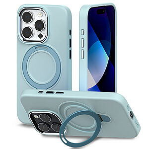 Θήκη Mercury Goospery® Magsafe Standing Silicone για iPhone 14 Pro γαλάζιο