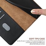 Θήκη Google Pixel 8 5G Mad Mask Leather Wallet Case V2_4 με βάση στήριξης, υποδοχές καρτών και μαγνητικό κούμπωμα Flip Wallet από αυθεντικό δέρμα μαύρο - Image 5