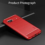 Θήκη Google Pixel 8 5G MOFI Brushed V2 TPU Carbon Πλάτη κόκκινο - Image 2