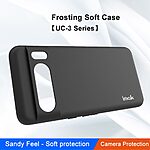 Θήκη Google Pixel 8 Pro 5G IMAK UC-3 Series Soft Ultra Slim TPU πλάτη μαύρο - Image 3